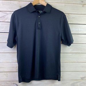 Ben Hogan Golf Performance Men's Short Sleeve Black Polo Shirt Size Medium